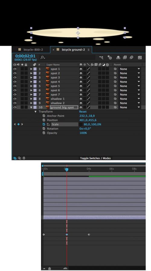 آموزش متحرک سازی دوچرخه در افترافکت